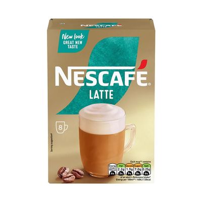 NESCAF Nescafe LATTE Coffee 8 x 144g Sachets (Pack of 6)