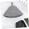 Mipcase Natural Sauna Hat Sauna Cap Hats: 2pcs Russian Banya Cap Felt Cap Sweat Protector Banya - Bath Accessories for view 3