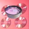 FreshCart Basics Smell of The 90s Candle, Dewberry and Vanilla Soy Candle, Amethyst Crystals, 90s Nostalgic Scent, Botanical with Forget-Me-Nots, Handmade (4oz) view 1