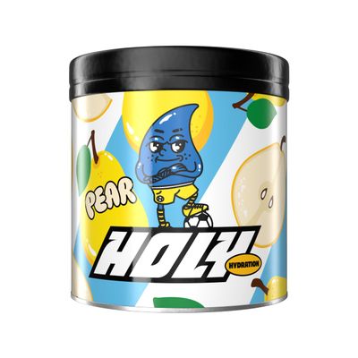 HOLY Hydration Pear | 50 portions with Valuable Electrolytes & Minerals | Hydration Drink | Vegan with 100% Natural Fruit Flavours (350g)