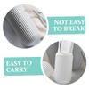 BCOATH 4pcs Portable Toothbrush Holder and Toothpaste Case Set, Detachable Plastic Travel Storage Organizer for Bathroom and Camping Use, Multi-Color (Grey, White, Pink, Aqua view 2