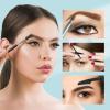 SWEET VIEW 7pcs Eyebrow Tweezers Kit for Women Precision Plucker with Brow Scissors & Razor & Spoolie for Facial, Chin, Brow, Splinter and Ingrown Hair view 4