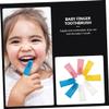 FRCOLOR 12pcs Boy Girl Finger Brush Silicone Boys and Girls Toothbrush Oral Care Tool for Years Old Years Toothbrush Comfortable to Hold view 2