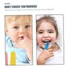 FRCOLOR 12pcs Boy Girl Finger Brush Silicone Boys and Girls Toothbrush Oral Care Tool for Years Old Years Toothbrush Comfortable to Hold view 4