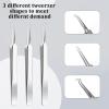 6 PCS Blackhead Remover Tool Kit Professional Stainless Steel Pimple Popper Comedone Extractor Tools for Pimple, Blackhead, Zit Removing Face Skin 5X Magnifying Mirror view 2