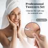6 PCS Blackhead Remover Tool Kit Professional Stainless Steel Pimple Popper Comedone Extractor Tools for Pimple, Blackhead, Zit Removing Face Skin 5X Magnifying Mirror view 3