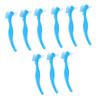 FRCOLOR 9pcs Denture Care Brush Double Sided Toothbrush for False Teeth Cleaning Non-Slip Handle Denture Cleaning Brush for Home Use view 1