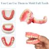 Generic Fake Teeth-Do It Yourself Denture-Top and Bottom Temporary Teeth, Easy and Convenient, Common to All situations view 2