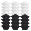 BUUV 10pcs/Set Insoles For Shoes Patch Heel Pads For Sport Shoes Adjustable Size Feet Pad Insole Heel Back Sticker(Black-10mm 3pair) view 2