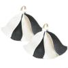 2pcs Sauna Hat, Women Men Wool Sauna Hat Head Cap Sauna Accessories for Hot Dry Steam Room Bath view 1