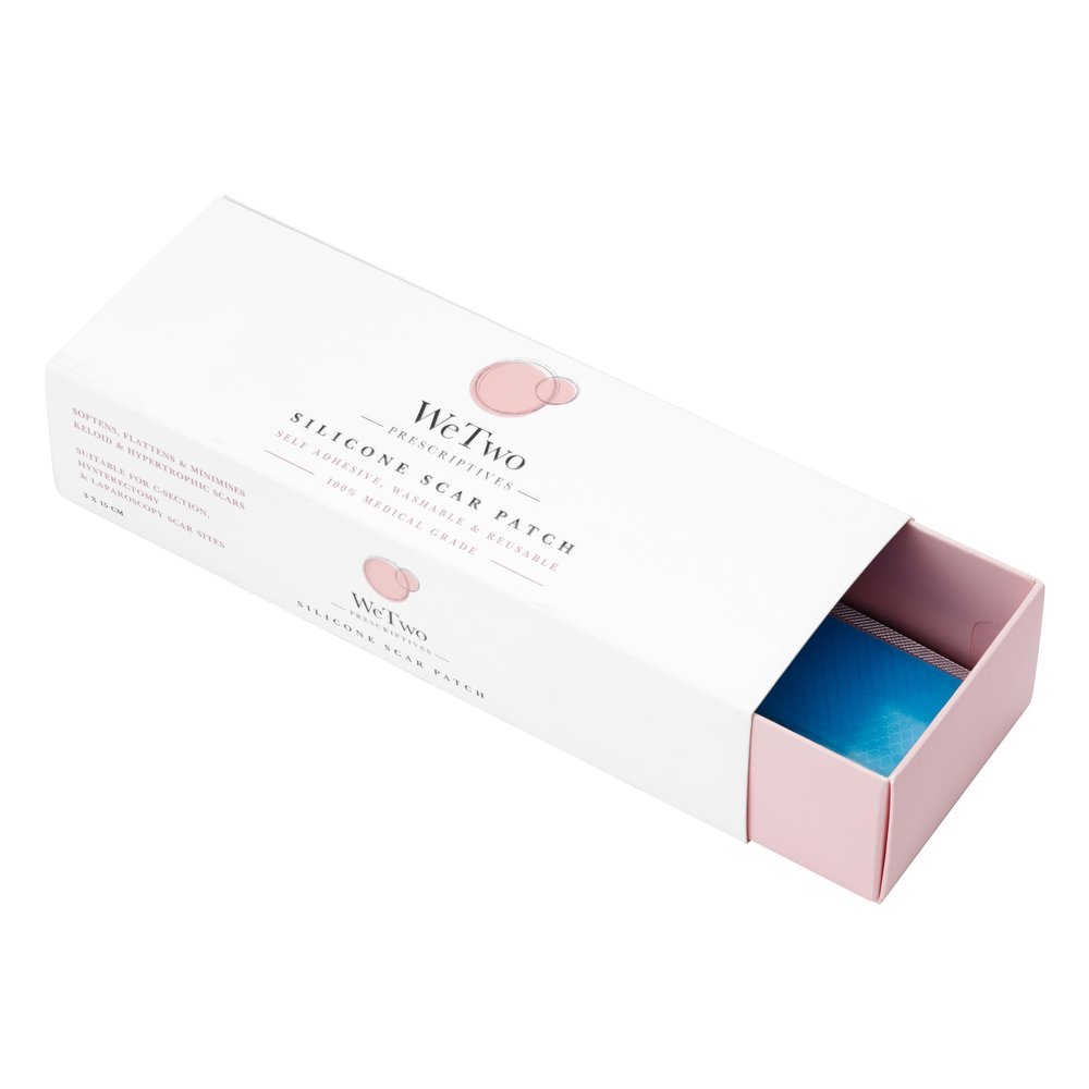 WeKind Silicone Scar Patch, Scar Minimising Silicone Gel Sheet, Hydrating & Soothing for New & Existing Scars, Self Adhesive, Washable & Reusable