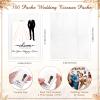 Beeveer 101 Pcs Wedding Favors 100 Pcs Boho Wedding Tissue Packs 3 Ply Happy Tears Tissues Packs 1 Table Sign Boho Favors for Guests Party view 3