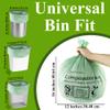C Crystal Lemon 22L Compostable Food Waste Caddy Liners, 50 Pack Heavy Duty Bin Bags for Kitchen Caddy Bins view 3