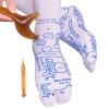 2pair Reflexology Socks Foot Pressure Point Sock Reflexology Socks with Massage Tool Acupressures Reflexology Socks Reflexology Foot Massage Sock for Home view 4