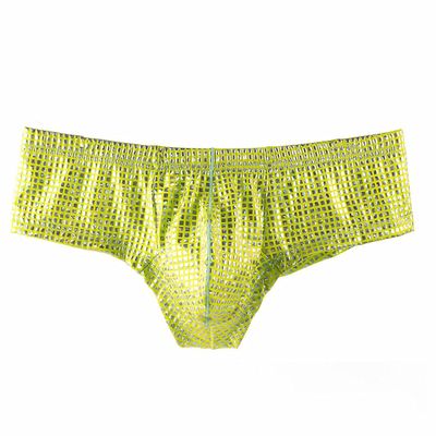 Adefeect Boxer Shorts Men's Retro Shorts Men Sexy Temptation Underwear Breathable Sexy Boxer Low Waist, Green, S