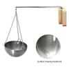 1/2 Sauna Oil Cup - Stainless Steel Essantial Sauna Bowl, Oil Fragrance Diffuser Bowl | Hanging Sauna Arometherapy Oil Holder with Chain, Sauna Arometherapy Holder for Sauna Spa view 3