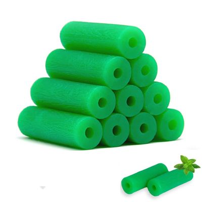 Aligner Chewies for Aligners, 10 Pcs Green Mint Scented Dental Chewies, Teeth Straightening Kit for Orthodontic, Aligners Resuable Tray Seaters