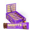 Misfits Vegan Protein Bars - Caramel Fudge | Sports Nutrition Bars - 15 grams Protein | 1 gram Sugar | Plant-Based, Low Carb, High Fibre | No Palm Oil | Non-GMO | Pack of 15 view 1