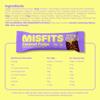 Misfits Vegan Protein Bars - Caramel Fudge | Sports Nutrition Bars - 15 grams Protein | 1 gram Sugar | Plant-Based, Low Carb, High Fibre | No Palm Oil | Non-GMO | Pack of 15 view 2