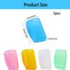 5Pcs Toothbrush Cover Toothbrush Covers Caps Portable Toothbrush Head Case Cover Travel Toothbrush Head Holder for Home Office Hotel Outdoor,Toothbrushes and Accessories view 4