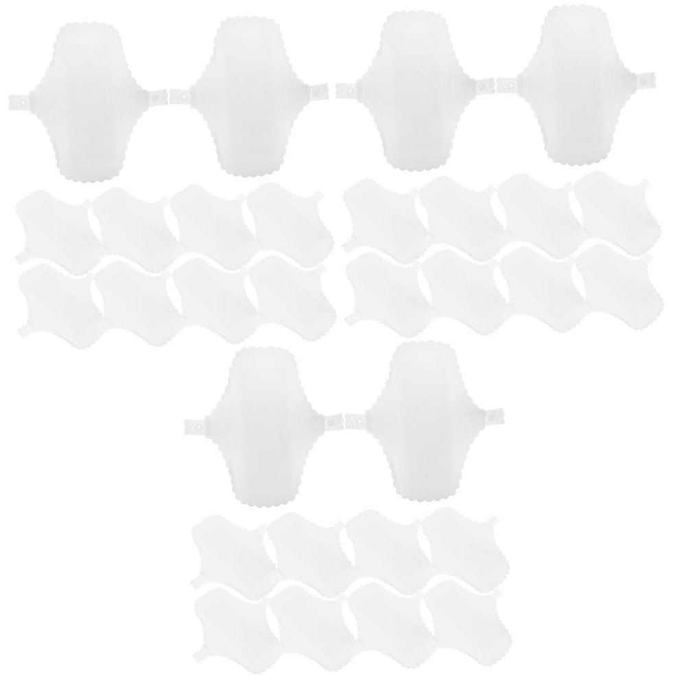 Beaupretty 30pcs Reusable Washable Cotton Pads for Women Menstrual Pad Absorbent Sanitary Napkin for Daily Use and Light Flow Days