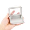 Vagocom 2Pack Portable Dental Floss Case with Transparent Window,Empty 3.4 * 2.3 * 0.7inch / 87x60x18mm Reusable Floss Holder,Dental Floss Dispenser for Travel, Hotel(Silver) view 3
