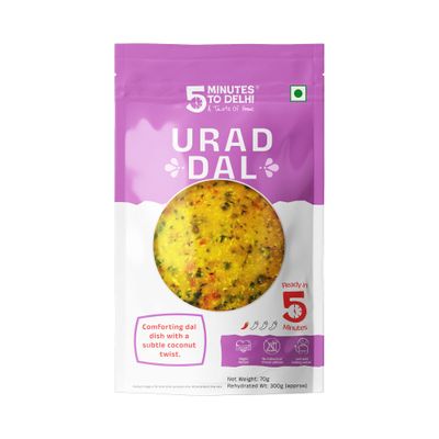Delicious Urad Dal Instant Meal | Ready to Eat in 5 minutes | 300g Serving Size