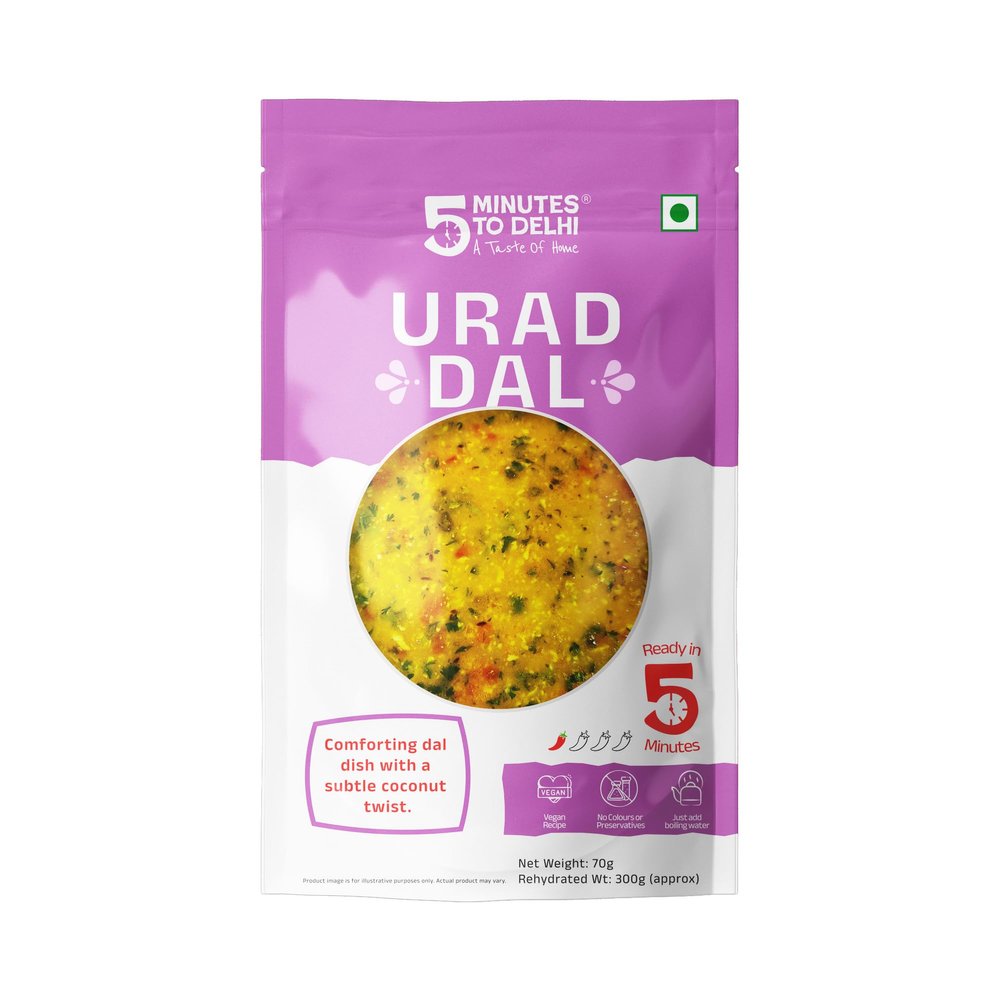 Delicious Urad Dal Instant Meal | Ready to Eat in 5 minutes | 300g Serving Size