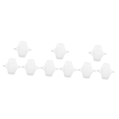 Beaupretty 9pcs Reusable Washable Cotton Menstrual Pads Safe Sanitary Napkin for Period Night Pads
