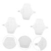 Beaupretty 9pcs Reusable Washable Cotton Menstrual Pads Safe Sanitary Napkin for Period Night Pads view 2
