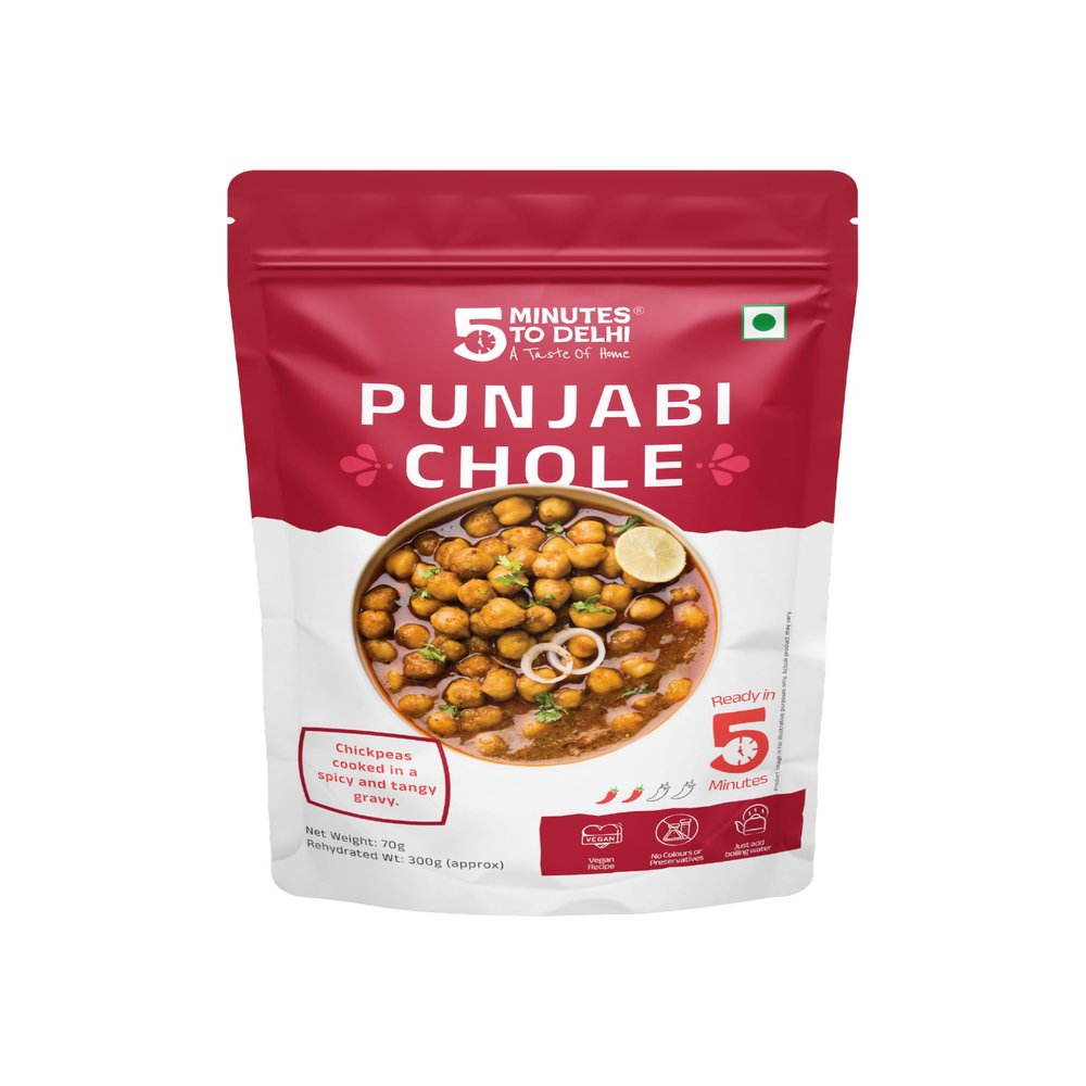 Punjabi Chole Instant Meal | Ready to eat in 5 Minutes | 300g Serving Size
