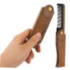 Beaupretty Wooden Beard Comb Folding Small Mustaches Comb Portable Sturdy Design for Men Beard Grooming Hotel Use Compact and Lightweight Styling Tool view 4