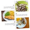 FRCOLOR 12pcs Food Hair Tweezers Stainless Cooking Tweezers Flat Slant Tip for Kitchen Pliers Pig Hair Remover view 4