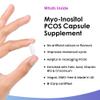 Myo-Inositol PCOS Supplement - Myo Inositol Capsules PCOS Supplement Enriched with Folic Acid, Vitamin B12 and Chromium - Hormone Balance for Women 120 Vegan Capsules UK Made New Leaf Vitamin B8 view 2