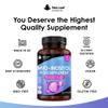 Myo-Inositol PCOS Supplement - Myo Inositol Capsules PCOS Supplement Enriched with Folic Acid, Vitamin B12 and Chromium - Hormone Balance for Women 120 Vegan Capsules UK Made New Leaf Vitamin B8 view 3
