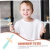 FRCOLOR 2pcs Silicone Toothbrush Protective Baffle for Boy Girl Oral Care Training Toothbrush Soft Bristles for Boys and Girls Brushing Teeth at Home Travel view 3