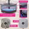 Heavy Duty Square Spin Mop for Floor Cleaning, Separate Compartment for Clean and Dirty Water, Use Any Cleaning Solution, Self Cleaning, Machine Washable Pads view 3