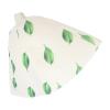 Sauna Hat, Sauna Hat Universal Stylish Cute Green Leaf Print Water Absorption Protective Felt Bath Hat Accessories for Sauna Bath Khan Sauna on The Street Steam Room view 2