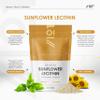 Sunflower Lecithin Powder 100g De-Oiled 97% Essential Fat Premium Quality Resealable and Recyclable Pouch by Alpha01 view 2