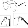 1 Pair Metal Glasses Replacement Arms Glasses Replacement Temple Black Eyeglasses Arms Legs, Screws, Screw Washers and 3-in-1 Screwdriver Convex Teeth Single Teeth 4.5mm view 3