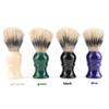 BEAHING Hair Shaving Brush Handle Bristle Safety Razor Brush Neck Sweep Brush Green view 3