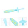 TOVINANNA 4pcs Boy Girl Non-Slip Toothbrush Manual Teeth Brush for Boys and Girls SkyBlue for Teeth Cleaning Brushing at Home Travel view 3