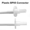 5Pack Disposable NIBP Cuff with Connector for Neonate, 3-6 cm Single Tube Replacement Blood Pressure Cuff with Plastic BP05 Connector view 2