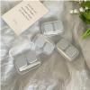 BEDARTIST 5 Pack Portable Contact Lens Cases, Clear Travel Size Eye Contacts Case Box Holder, Contact Lenses Tweezers Remover Tool Kit for Daily Outdoor (Blue) view 1