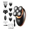 Electric Razor for Men, 5 in 1 Wet Dry Electric Shaver for Men Beard Hair Trimmer Razor Rechargeable Bald Shaving Machine LCD Display Grooming Kit view 1