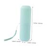 FOYTOKI Portable Toothbrush Case and Toothpaste Container 4pcs Travel Toothbrush Box with Lid for Home and Hotel Oral Care Accessories view 3