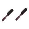 FRCOLOR 2pcs Wooden Shaving Brush for Men Beard Care Brush Bristle Mustache for Beard Grooming Facial Cleansing Alternative Barber Accessories view 1