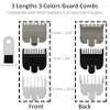 Professional Hair Clipper Attachment Combs Set, Guard Guide Combs Compatible with Wahl Standard Full-Sized Magic Clip Super Taper 8148/8504/1919/8591 Hair Clippers (3) view 2