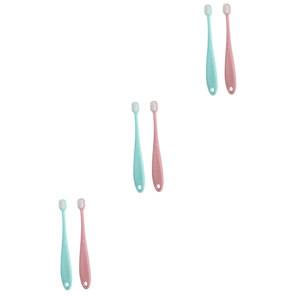 FRCOLOR 6pcs Boys and Girls Toothbrush Oral Care for Years Old Teething Shower Toothbrush for Mouth Cleaner