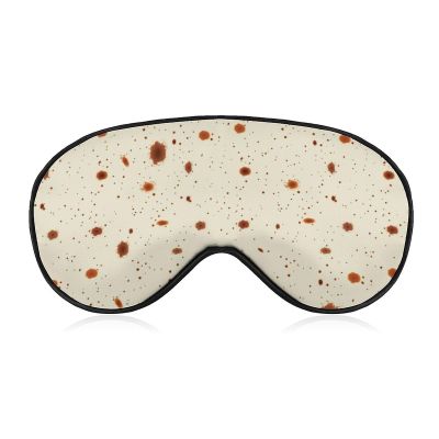 Adjustable Strap Sleep Eye Mask,Sleep Eye Elastic Mask,Unisex Comfortable Sleeping Eye Mask Cover for Airplane Travel Yoga Nap Compatible with Polka Dot Burrito Texture